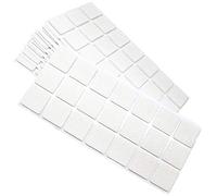 Adsamm® / 210 x feltrini autoadesivi/Bianco / 30x30 mm/Quadrato/piedini per mobili in feltro da 3.5 mm di spessore/pad protettivi per arredi