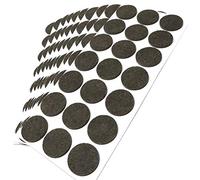 Adsamm® / 210 x feltrini autoadesivi/Marrone/ø 30 mm/Rotondo/piedini per mobili in feltro da 3.5 mm di spessore/pad protettivi per arredi
