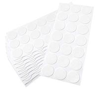 Adsamm® / 210 x feltrini autoadesivi ultrasottili/Bianco/ø 30 mm/Rotondo/piedini per mobili in feltro extra fine da 1.5 mm di spessore/pad protettivi per arredi