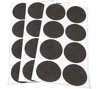Adsamm® / 24 x feltrini autoadesivi ultrasottili/Marrone/ø 50 mm/Rotondo/piedini per mobili in feltro extra fine da 1.5 mm di spessore/pad protettivi per arredi