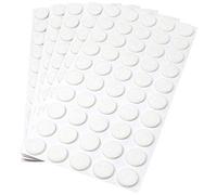 Adsamm® / 250 x feltrini autoadesivi/Bianco/ø 16 mm/Rotondo/piedini per mobili in feltro da 3.5 mm di spessore/pad protettivi per arredi