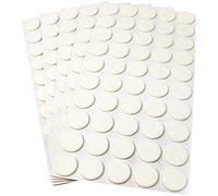 Adsamm® / 250 x feltrini autoadesivi/Bianco/ø 22 mm/Rotondo/piedini per mobili in feltro da 3.5 mm di spessore/pad protettivi per arredi