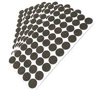 Adsamm® / 250 x feltrini autoadesivi/Marrone/ø 20 mm/Rotondo/piedini per mobili in feltro da 3.5 mm di spessore/pad protettivi per arredi