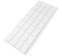 Adsamm® / 28 x feltrini autoadesivi/Bianco / 20x30 mm/Rettangolare/piedini per mobili in feltro da 3.5 mm di spessore/pad protettivi per arredi