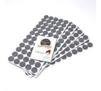Adsamm® / 300 x feltrini autoadesivi/Grigio/ø 20 mm/Rotondo/piedini per mobili in feltro da 3.5 mm di spessore/pad protettivi per arredi