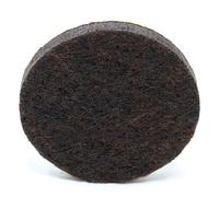 Adsamm® / 32 x feltrini autoadesivi ad alta densità/marrone/Ø 40 mm/tondi/piedini in feltro extra compatto da 5.5 mm di spessore/pad protettivi per arredi Adsamm® Quality