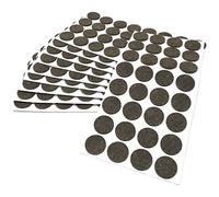 Adsamm® / 320 x feltrini autoadesivi/Marrone/ø 26 mm/Rotondo/piedini per mobili in feltro da 3.5 mm di spessore/pad protettivi per arredi
