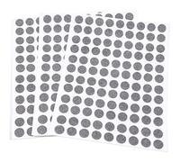 Adsamm® / 324 x feltrini autoadesivi ultrasottili/Grigio/ø 10 mm/Rotondo/piedini per mobili in feltro extra fine da 1.5 mm di spessore/pad protettivi per arredi