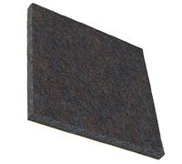 Adsamm® / 4 x feltrini autoadesivi ad alta densità/marrone / 80x80 mm/quadrati/piedini in feltro extra compatto da 5.5 mm di spessore/pad protettivi per arredi Adsamm® Quality