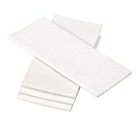Adsamm® / 4 x fogli di feltro autoadesivo/Bianco / 80x180 mm/Rettangolare/piedini per mobili in feltro da 3.5 mm di spessore/pad protettivo per mobili e arredi