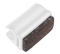 Adsamm® / 4 x puntali a slitta con base sostituibile in feltro/bianchi/Ø 6-7 mm/tondi/pattini per gambe di mobili in tubolare/piedini protettivi per arredi Adsamm® Quality
