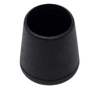 Adsamm® / 4 x puntali avvolgenti esterni/neri/Ø 15-16 mm/tondi/piedini in PVC per gambe di mobili tonde/puntali protettivi per arredi Adsamm® Quality