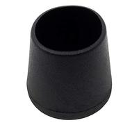 Adsamm® / 4 x puntali avvolgenti esterni/neri/Ø 29-31 mm/tondi/piedini in PVC per gambe di mobili tonde/puntali protettivi per arredi Adsamm® Quality