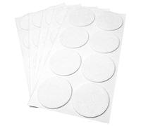 Adsamm® / 40 x feltrini autoadesivi/Bianco/ø 60 mm/Rotondo/piedini per mobili in feltro da 3.5 mm di spessore/pad protettivi per arredi