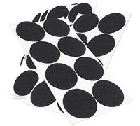 Adsamm® / 40 x feltrini autoadesivi/Nero/ø 50 mm/Rotondo/piedini per mobili in feltro da 3.5 mm di spessore/pad protettivi per arredi