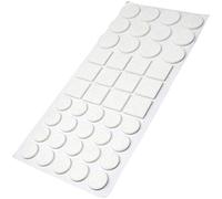 Adsamm® / 44 x feltrini autoadesivi/Bianco/diverse misure/ø 20 mm/ø 28 mm / 25x25 mm/Rotondo, Quadrato/piedini per mobili in feltro da 3.5 mm di spessore/pad protettivi per arredi