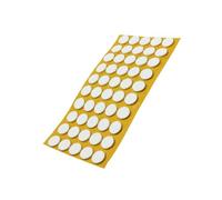 Adsamm® / 50 x antiscivolo autoadesivi/bianchi/Ø 16 mm/tondi/piedini adesivi antisdrucciolo in gomma espansa EPDM/cuscinetti protettivi per arredi Adsamm® Quality