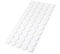 Adsamm® / 50 x feltrini autoadesivi/Bianco/ø 16 mm/Rotondo/piedini per mobili in feltro da 3.5 mm di spessore/pad protettivi per arredi