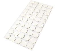 Adsamm® / 50 x feltrini autoadesivi/Bianco/ø 22 mm/Rotondo/piedini per mobili in feltro da 3.5 mm di spessore/pad protettivi per arredi