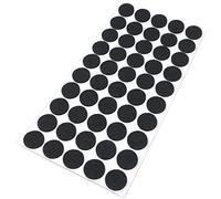 Adsamm® / 50 x feltrini autoadesivi/Nero/ø 20 mm/Rotondo/piedini per mobili in feltro da 3.5 mm di spessore/pad protettivi per arredi