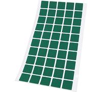 Adsamm® / 50 x feltrini autoadesivi ultrasottili/Verde / 20x20 mm/Quadrato/piedini per mobili in feltro extra fine da 1.5 mm di spessore/pad protettivi per arredi