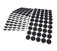 Adsamm® / 500 x feltrini autoadesivi/Nero/ø 22 mm/Rotondo/piedini per mobili in feltro da 3.5 mm di spessore/pad protettivi per arredi