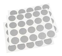 Adsamm® / 60 x copriforo autoadesivi ultrasottili / argento / Ø 13 mm / tondi / cover adesivi per mobili e superfici / adesivi coprivite per arredi Adsamm® Quality