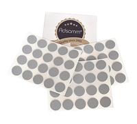 Adsamm® / 60 x copriforo autoadesivi ultrasottili / grigio chiari / Ø 13 mm / tondi / cover adesivi per mobili e superfici / adesivi coprivite per arredi Adsamm® Quality