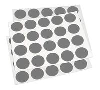 Adsamm® / 60 x copriforo autoadesivi ultrasottili / grigio scuri / Ø 13 mm / tondi / cover adesivi per mobili e superfici / adesivi coprivite per arredi Adsamm® Quality