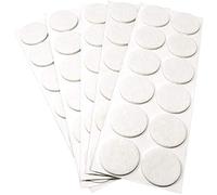 Adsamm® / 60 x feltrini autoadesivi/Bianco/ø 34 mm/Rotondo/piedini per mobili in feltro da 3.5 mm di spessore/pad protettivi per arredi