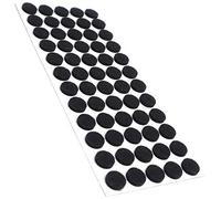 Adsamm® / 60 x feltrini autoadesivi/Nero/ø 14 mm/Rotondo/piedini per mobili in feltro da 3.5 mm di spessore/pad protettivi per arredi