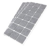 Adsamm® / 63 x feltrini autoadesivi/Grigio / 30x30 mm/Quadrato/piedini per mobili in feltro da 3.5 mm di spessore/pad protettivi per arredi