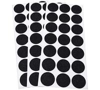 Adsamm® / 63 x feltrini autoadesivi ultrasottili/Nero/ø 30 mm/Rotondo/piedini per mobili in feltro extra fine da 1.5 mm di spessore/pad protettivi per arredi