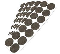 Adsamm® / 70 x feltrini autoadesivi/Marrone/ø 32 mm/Rotondo/piedini per mobili in feltro da 3.5 mm di spessore/pad protettivi per arredi