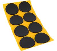 Adsamm® / 8 x antiscivolo autoadesivi/neri/Ø 50 mm/tondi/piedini adesivi antisdrucciolo in gomma espansa EPDM/cuscinetti protettivi per arredi Adsamm® Quality