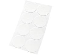 Adsamm® / 8 x feltrini autoadesivi ultrasottili/Bianco/ø 60 mm/Rotondo/piedini per mobili in feltro extra fine da 1.5 mm di spessore/pad protettivi per arredi