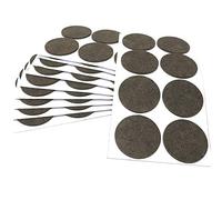 Adsamm® / 80 x feltrini autoadesivi/Marrone/ø 60 mm/Rotondo/piedini per mobili in feltro da 3.5 mm di spessore/pad protettivi per arredi