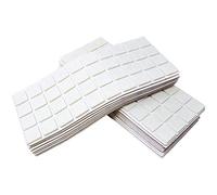 Adsamm® / 800 x feltrini autoadesivi/Bianco / 25x25 mm/Quadrato/piedini per mobili in feltro da 3.5 mm di spessore/pad protettivi per arredi