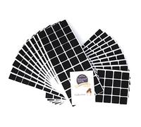 Adsamm® / 800 x feltrini autoadesivi/Nero / 25x25 mm/Quadrato/piedini per mobili in feltro da 3.5 mm di spessore/pad protettivi per arredi