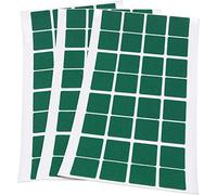 Adsamm® / 96 x feltrini autoadesivi ultrasottili/Verde / 25x25 mm/Quadrato/piedini per mobili in feltro extra fine da 1.5 mm di spessore/pad protettivi per arredi