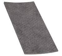 Adsamm® / foglio di feltro autoadesivo/Grigio / 100x200 mm/Rettangolare/piedini per mobili in feltro da 3.5 mm di spessore/pad protettivo per mobili e arredi