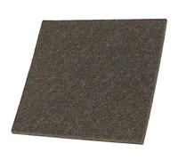 Adsamm® / foglio di feltro autoadesivo / marrone / 100x100 mm / quadrato / feltro adesivo da 3.5 mm di spessore in foglio / pad protettivo per mobili e arredi Adsamm® Quality