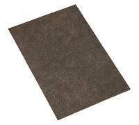 Adsamm® / foglio di feltro autoadesivo/Marrone / 200x300 mm/Rettangolare/piedini per mobili in feltro da 3.5 mm di spessore/pad protettivo per mobili e arredi