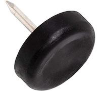 Adsamm PG-N-BL-20-32 PG-N-BL-20 - 32 feltrini in plastica con chiodo, Ø 20 mm, colore: Nero