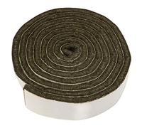 Adsamm® / rotolo di feltro autoadesivo/Marrone / 19x1000 mm/Nastro/feltro adesivo da 3.5 mm di spessore in nastro/pad protettivo per arredi
