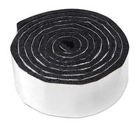 Adsamm® / rotolo di feltro autoadesivo/Nero / 24x1000 mm/Nastro/feltro adesivo da 3.5 mm di spessore in nastro/pad protettivo per arredi
