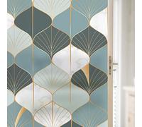 ADSFG Pellicola per Vetri Privacy 50cm x 200cm Pellicola per Finestre Colorato Smerigliato Statico Senza Colla Tenda Pellicola Isolante Termica per Protezione Solare,L