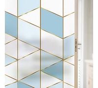 ADSFG Pellicola per Vetri Privacy 50cm x 200cm Pellicola per Finestre Colorato Smerigliato Statico Senza Colla Tenda Pellicola Isolante Termica per Protezione Solare,P