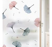 ADSFG Pellicola per Vetri Privacy 50cm x 200cm Pellicola per Finestre Colorato Smerigliato Statico Senza Colla Tenda Pellicola Isolante Termica per Protezione Solare,R