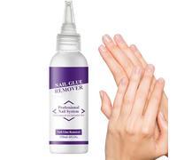 Adsfvs Solutore Per Unghie Prefabbricate,Solvente Per Colla Unghie 120ml Per Finte - Pulizia Delicata per Casa Ufficio Viaggio Festa Salone Ragazze